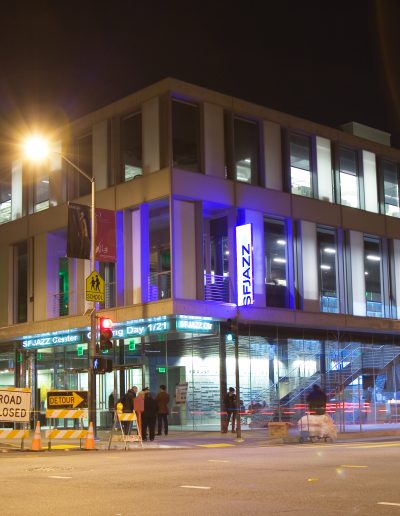 SFJAZZ-Center-exterior-night-shot-on-opening-day-January-21-2013-San-Francisco-photo-by-Kevin-Warnock
